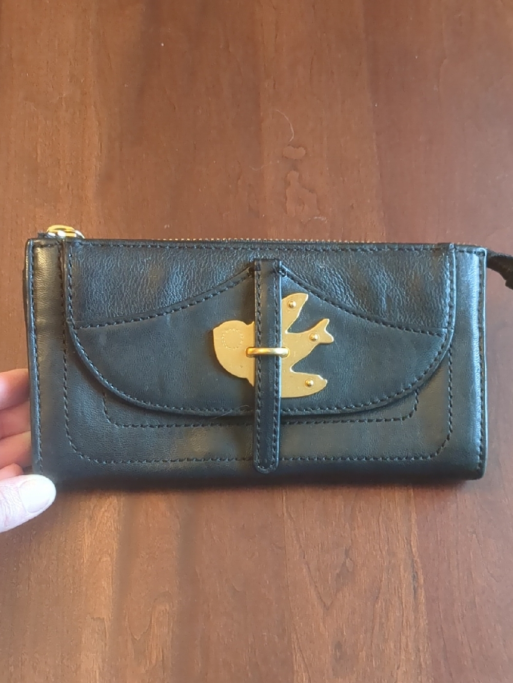 Petal To The Metal Black Leather Marc By Marc Jacobs Wallet